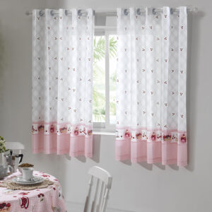 Cortina de Cozinha Estampada Döhler