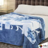 Cobertor Casal Jolitex Microfibra Kyor Plus Malbec - Azul - Imagem 3